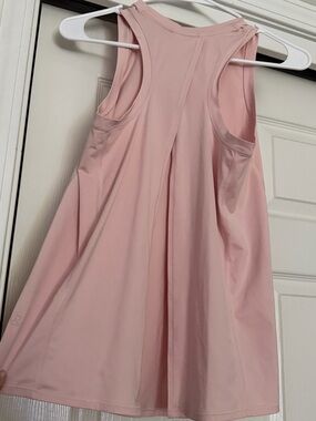 Pink open back Tank Top - Soft Blush